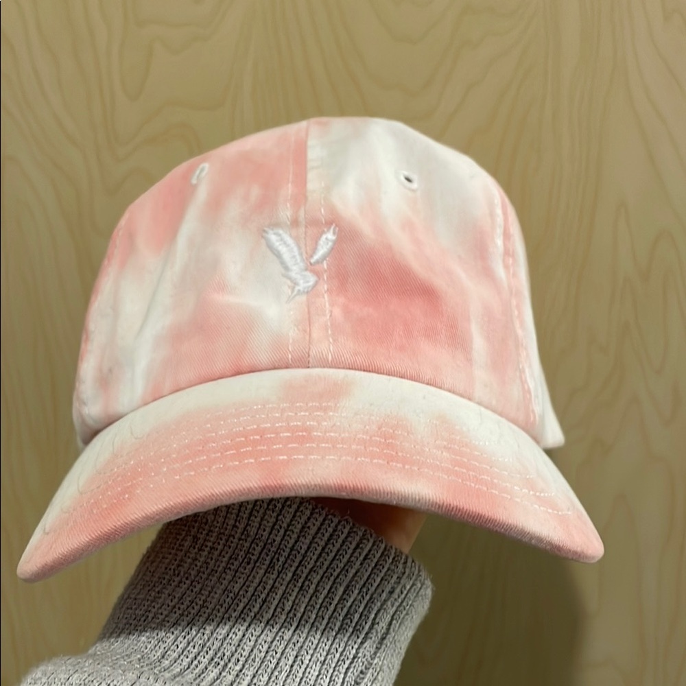 American Eagle Pink Tie-Dye Cap